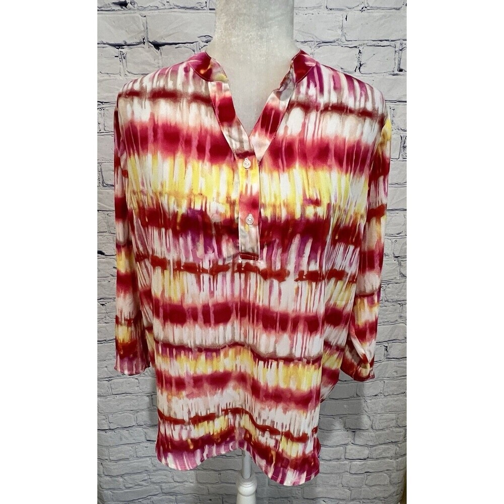 NWT Regna X Love Coated Multicolored Top Size Medium